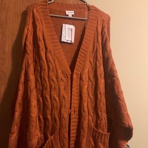 LuLaRoe Lucille Rust Orange NWT